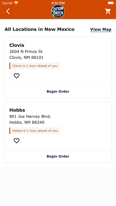 Cotton Patch Cafe Ordering screenshot 3