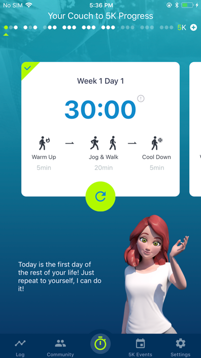 Couch to 5K® - Run training screenshot 5