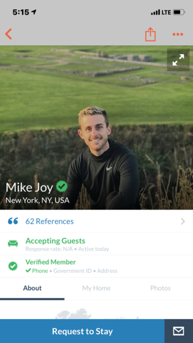 Couchsurfing Travel App screenshot 4