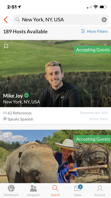 Couchsurfing Travel App screenshot 5