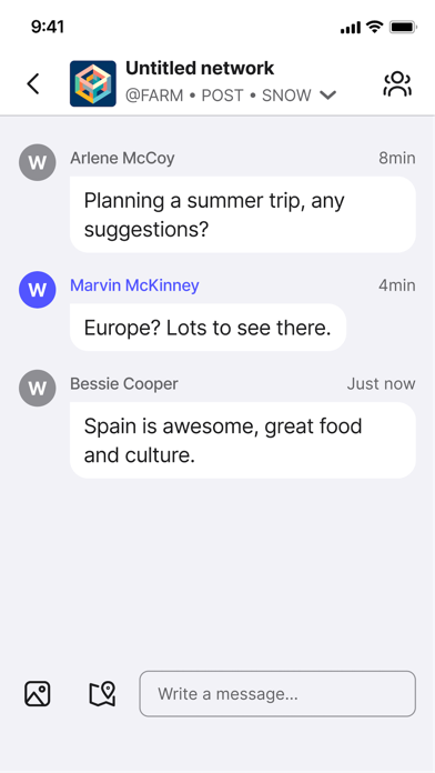 Council – Encrypted Messaging screenshot 1