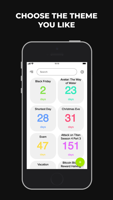 Countdown App: Event Tracker screenshot 1