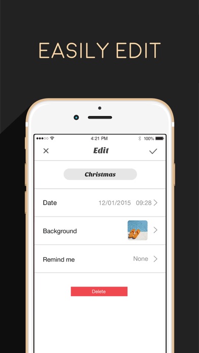 Countdown App Free (Big Day Event Timer Reminder) screenshot 2