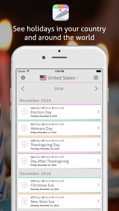 Countdown+ Calendar (Lite) screenshot 3