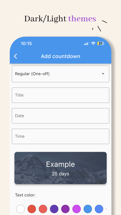 Countdown - Days Until screenshot 1