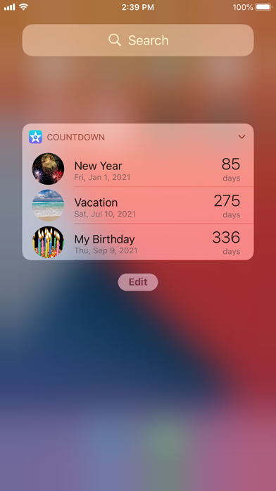 Countdown Star screenshot 1