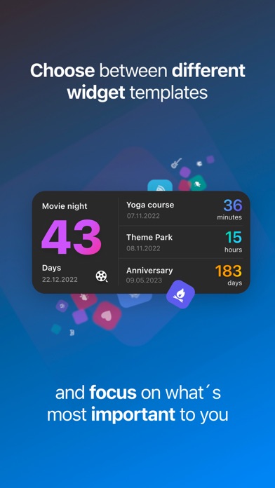 Countdown Widget & Counter screenshot 4