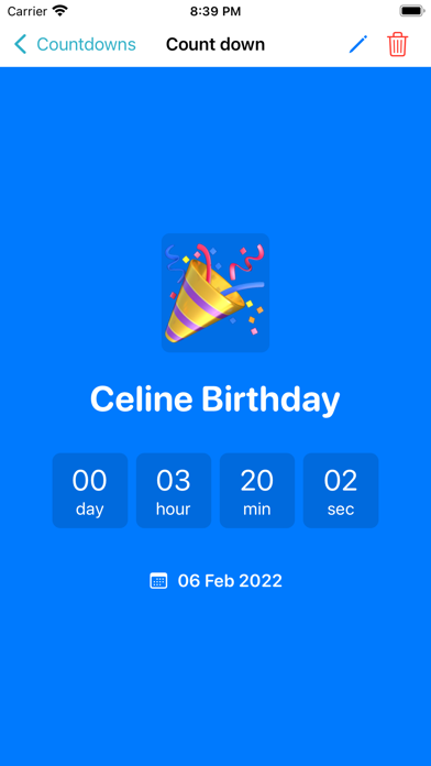 Countdown Widget - Time Until screenshot 1