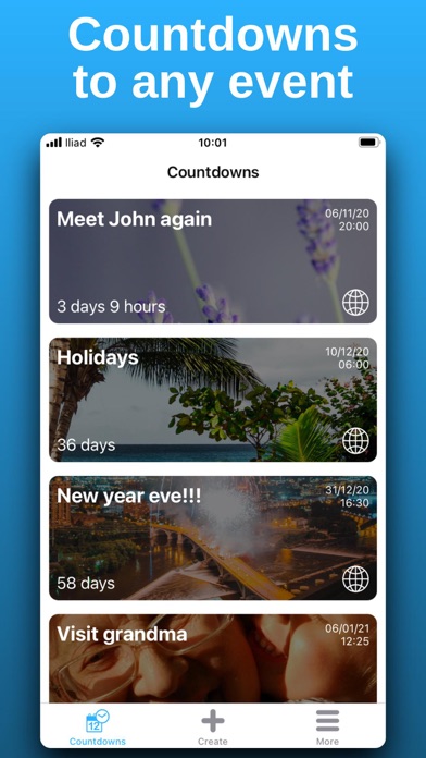 Countdown with widget screenshot 9