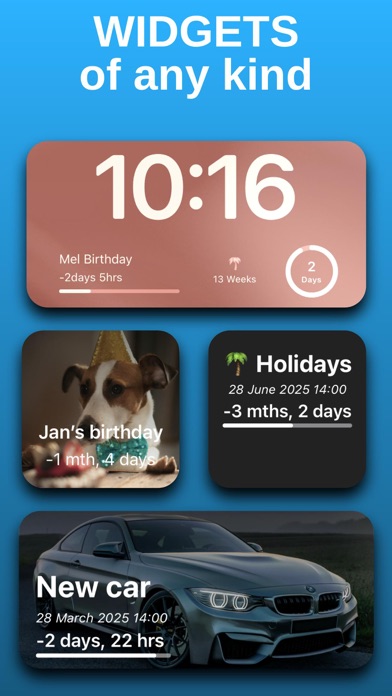 Countdown with widget screenshot 8