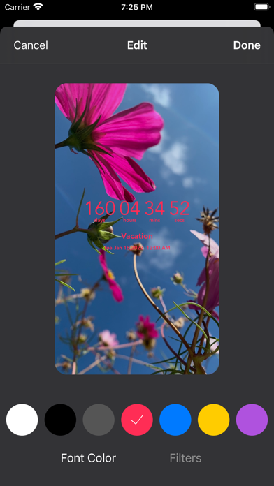 Countdown@ screenshot 2