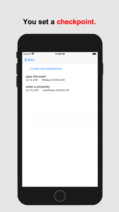 countdownClimber screenshot 2