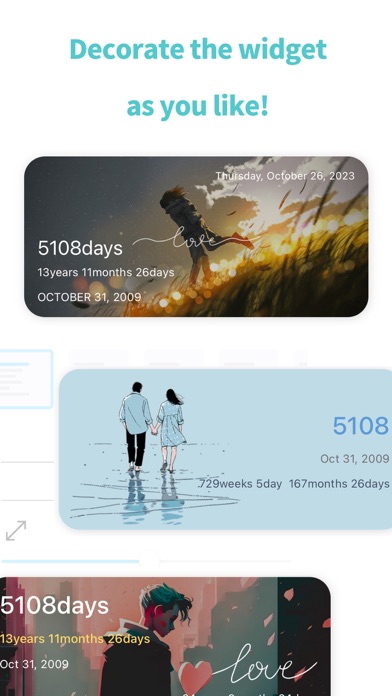 Couple Widget : Love Countdown screenshot 5