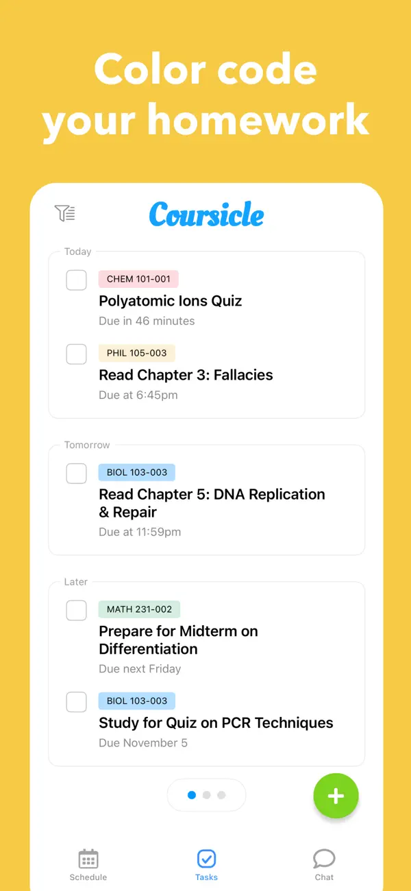 Coursicle screenshot 4