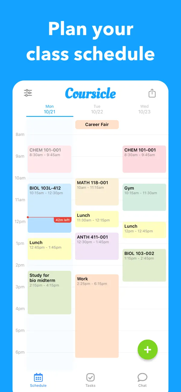 Coursicle screenshot 6