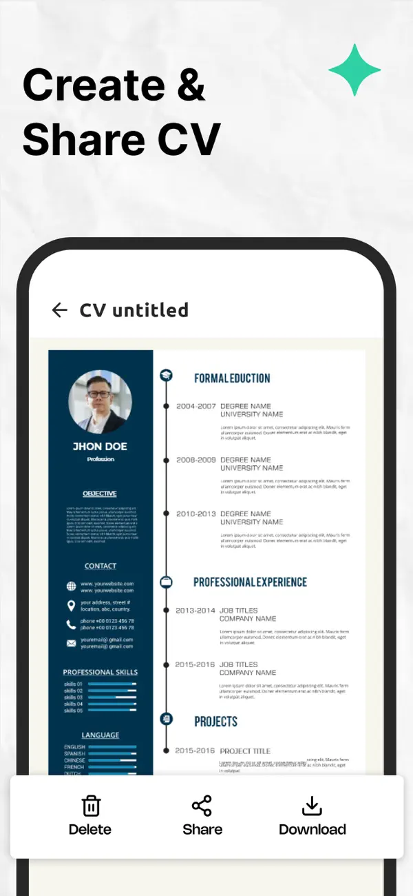 Cover Letter Ai & Resume Maker screenshot 1