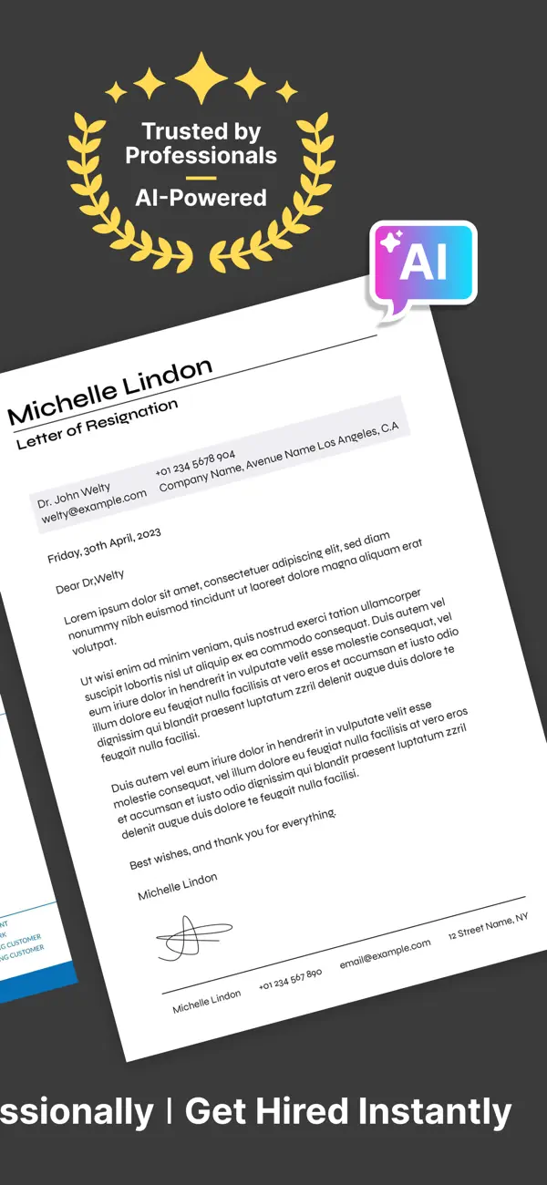 Cover Letter Ai & Resume Maker screenshot 5