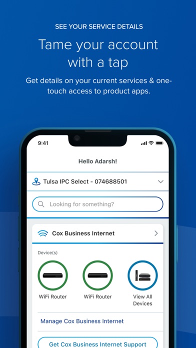 Cox Business MyAccount screenshot 3