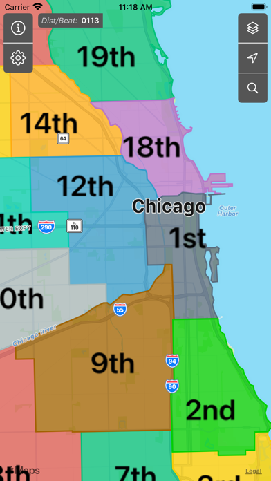 CPD District Map screenshot 3