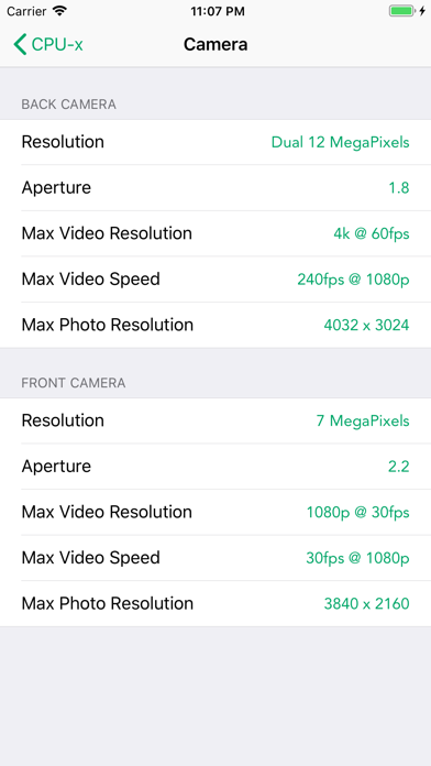 CPU-x Dasher z Battery life screenshot 2