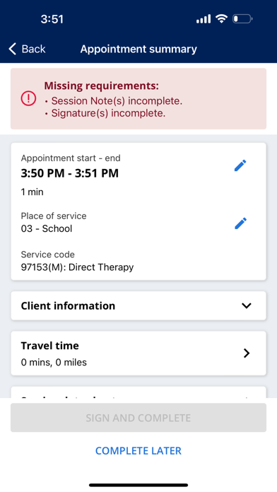 CR Mobile App screenshot 2