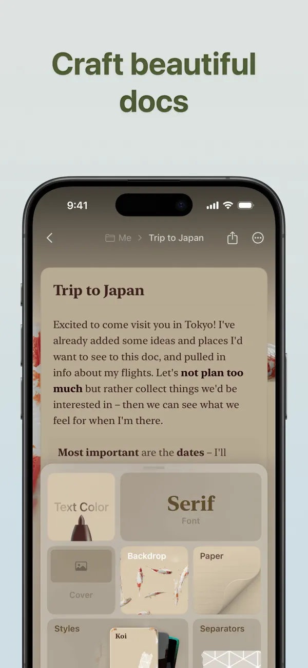 Craft: Notes, Documents, AI screenshot 3