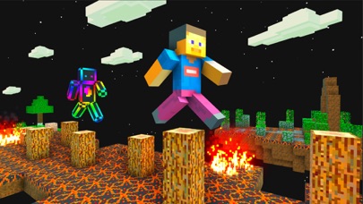 Craft Parkour : 3D Blocky Race screenshot 4