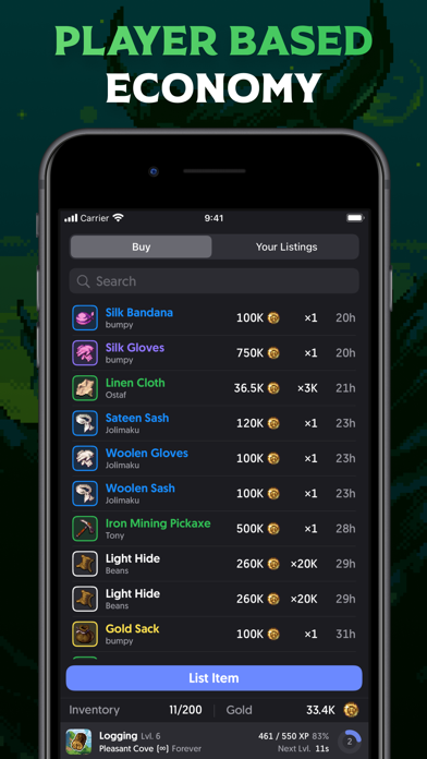 Craftbound - MMO Idle RPG screenshot 2