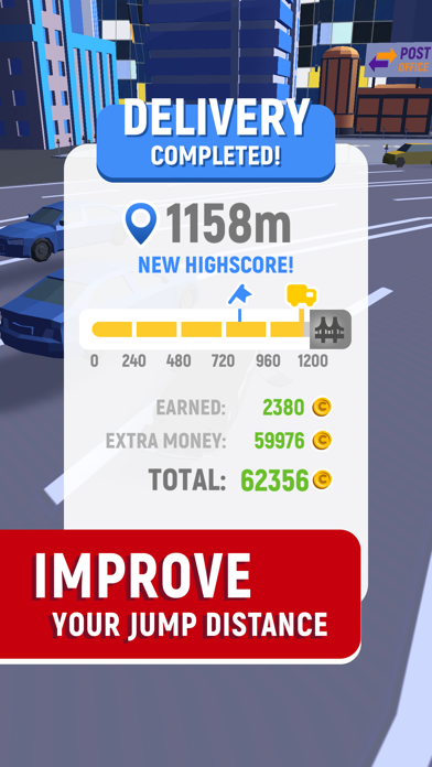 Crash Delivery: car jumping screenshot 1