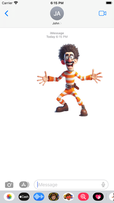 Crazy Convict Stickers screenshot 3