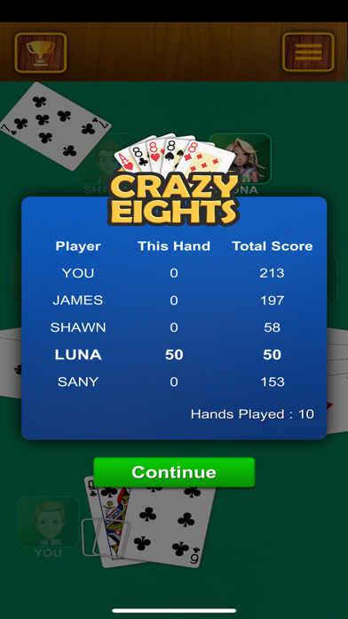 Crazy Eights - Classic Cards screenshot 4