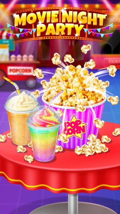 Crazy Movie Night Food Party screenshot 1