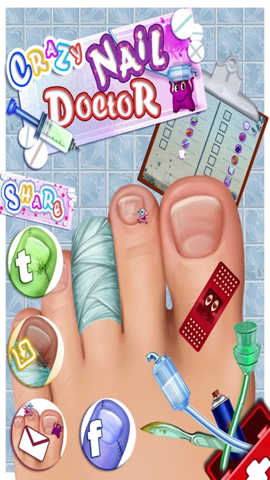 Crazy Toe Nail Doctor Surgery screenshot 2