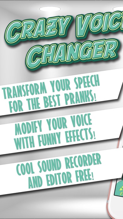 Crazy Voice Changer & Recorder – Prank Sound Modifier with Cool Audio Effects Free screenshot 5