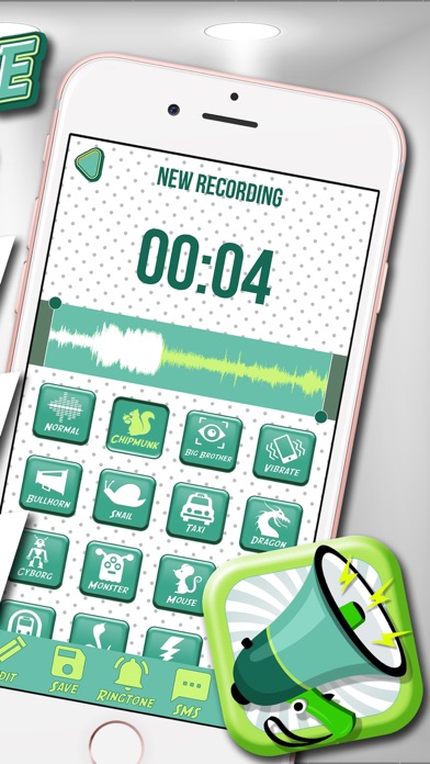Crazy Voice Changer & Recorder – Prank Sound Modifier with Cool Audio Effects Free screenshot 4