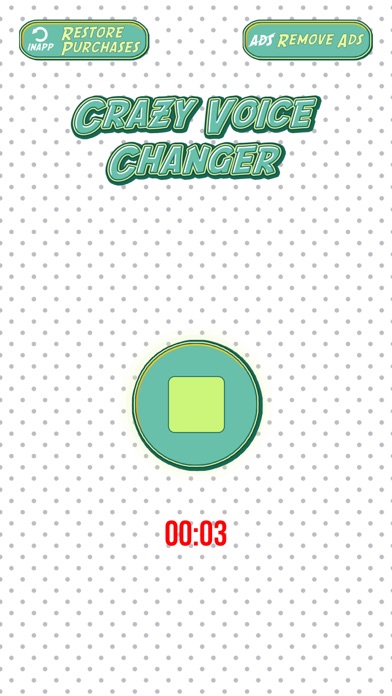 Crazy Voice Changer & Recorder – Prank Sound Modifier with Cool Audio Effects Free screenshot 1