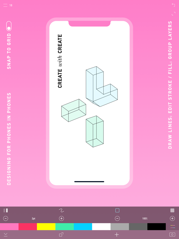CREATE: Graphic Design + Fonts screenshot 6