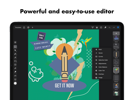 Creatic: Graphic Design Editor screenshot 5