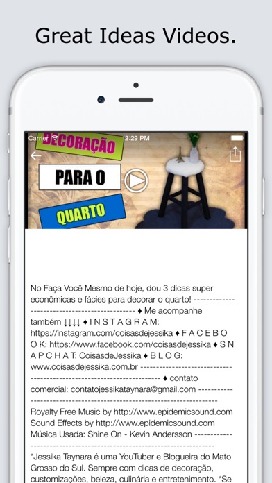 Creative !deas Video. screenshot 3