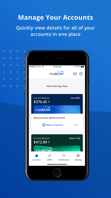 Credit One Bank Mobile screenshot 4