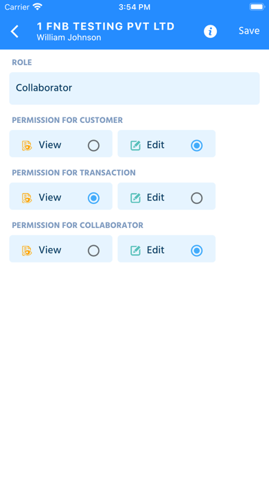 CreditLog – Ledger Account screenshot 1