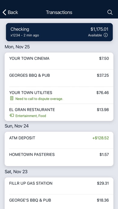 Crews Bank screenshot 1
