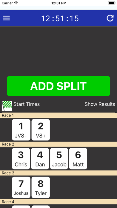 CrewTimer Regatta Timing screenshot 4