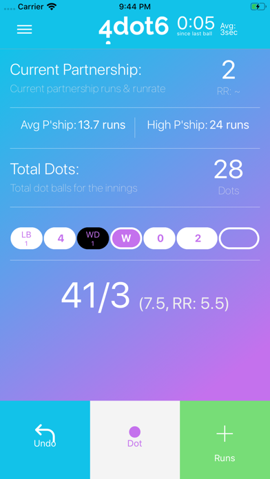 Cricket Umpire Ball Counter screenshot 5