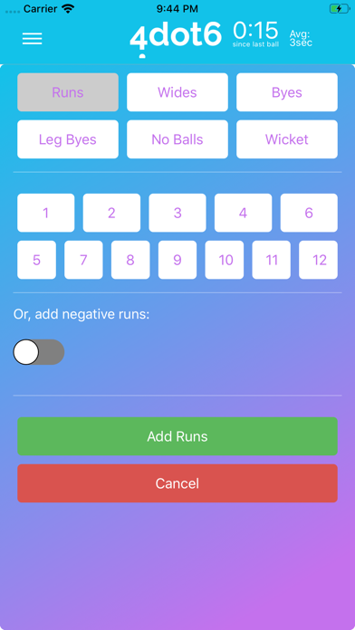 Cricket Umpire Ball Counter screenshot 4