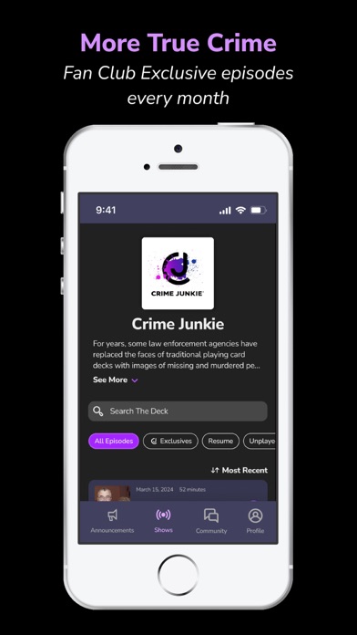 Crime Junkie Fan Club screenshot 4