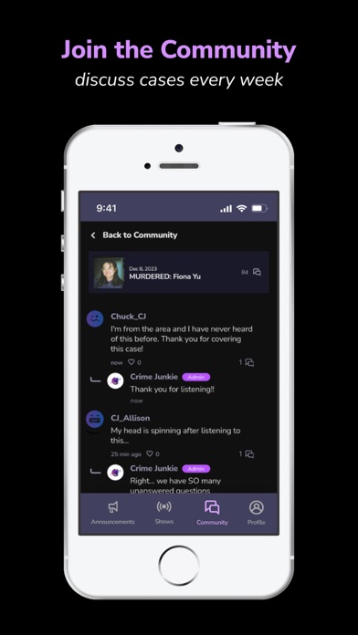 Crime Junkie Fan Club screenshot 1