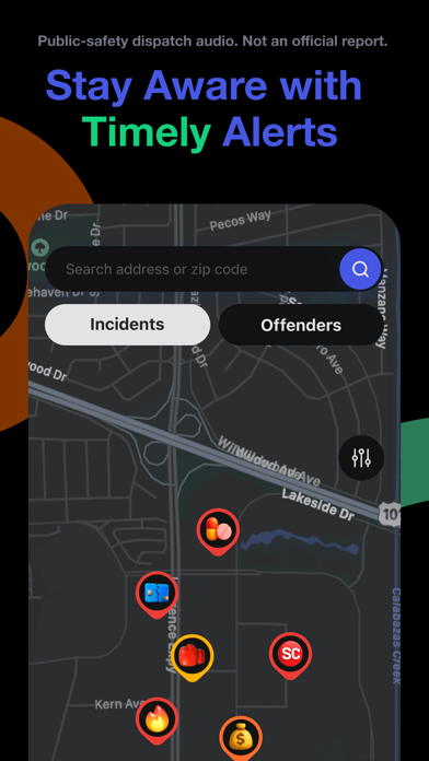 CrimeRadar Dispatch Audio screenshot 4