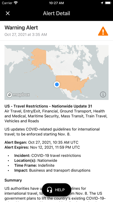 Crisis24 Horizon Mobile screenshot 2