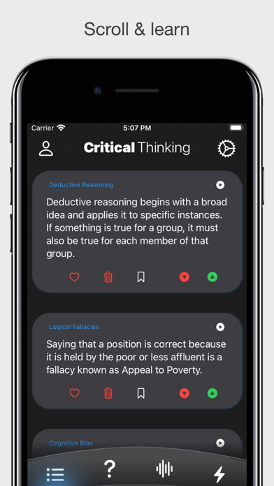 Critical Thinking Concepts screenshot 4